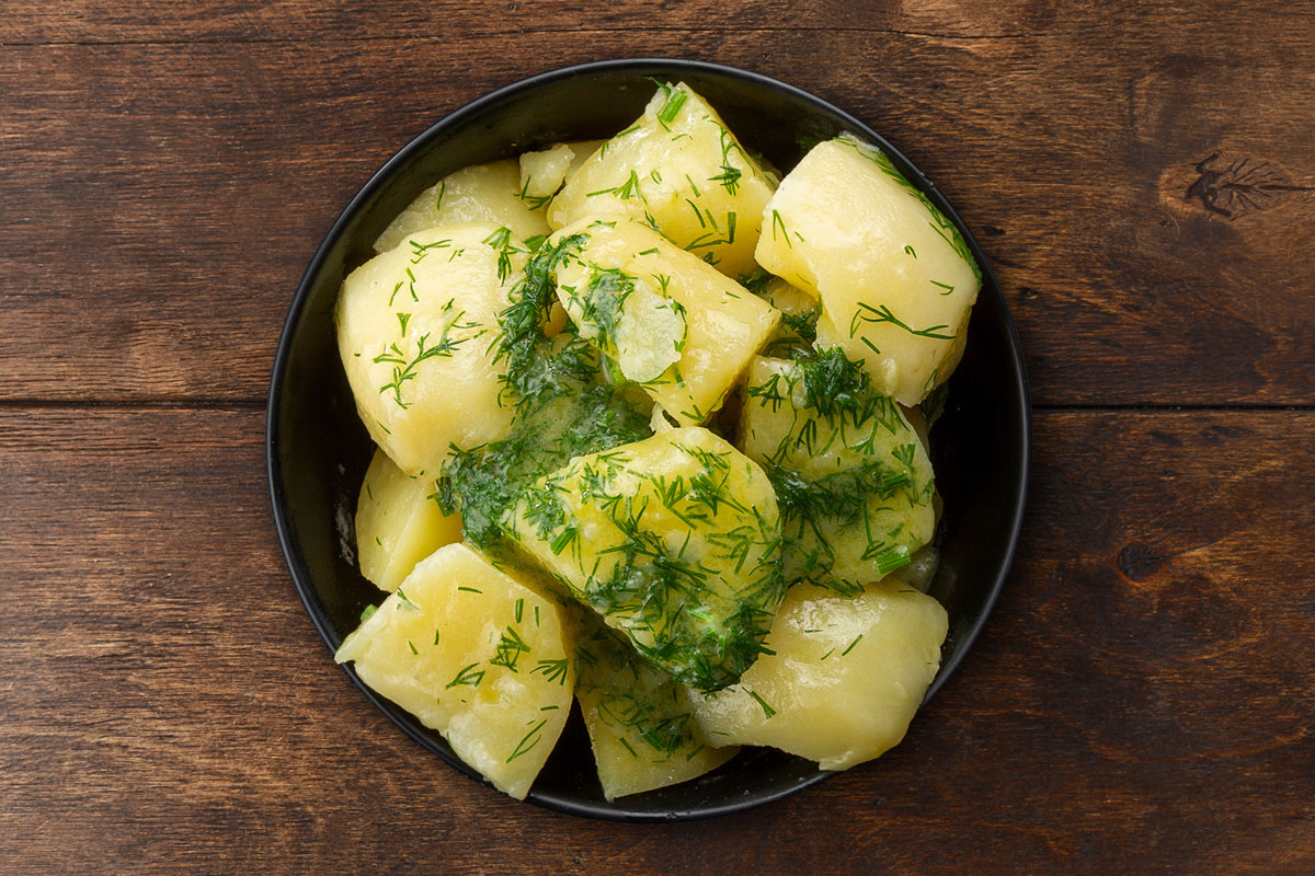 Картофель отварной с маслом и зеленью 1,8 кг